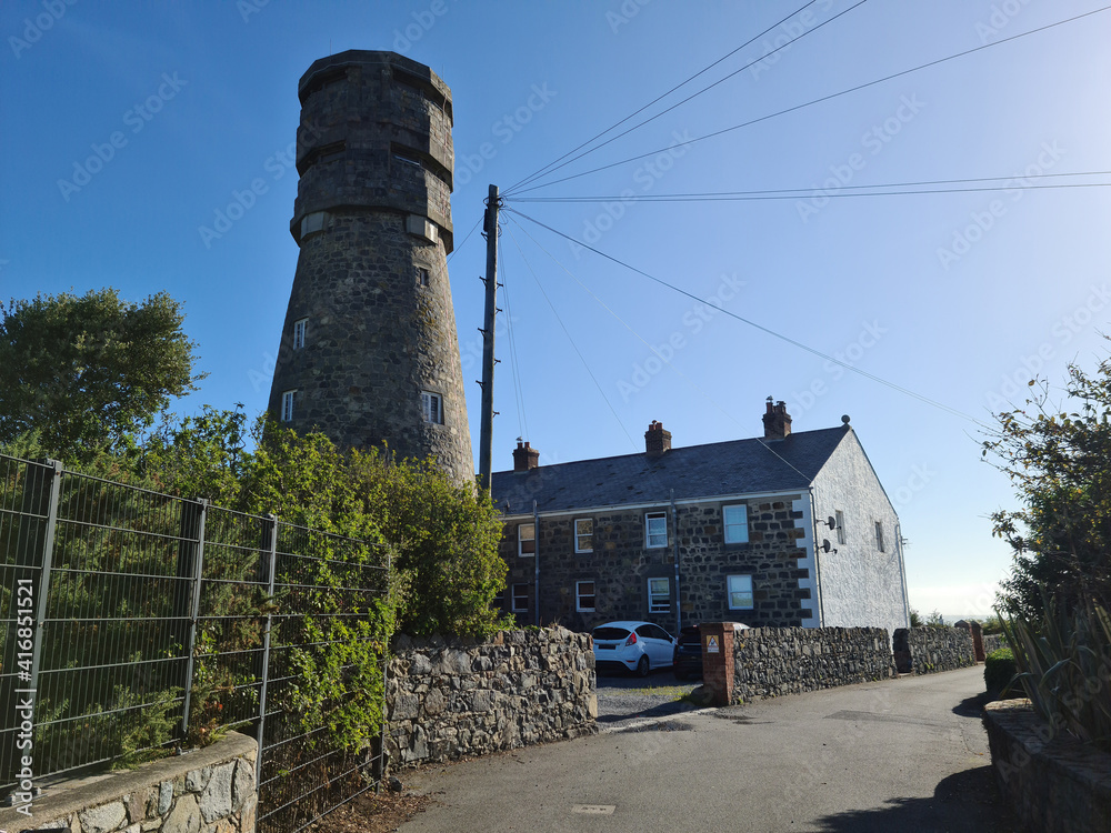 Fototapeta premium Guernsey Channel Islands, Vale Mill