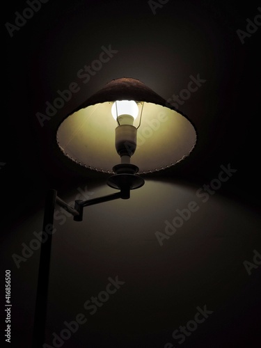 Artistic photo of a lamp.