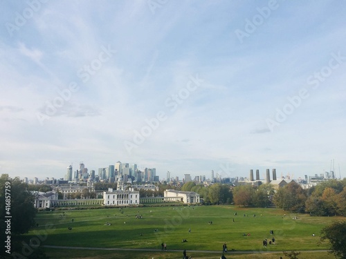 ロンドンの公園と町