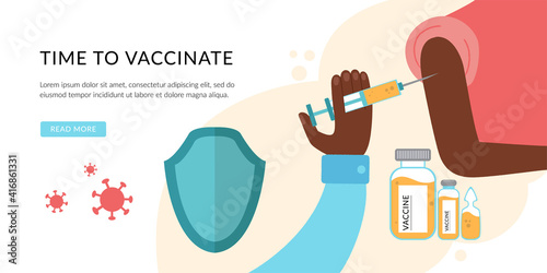Medical Staff take care about People Immunity. Doctor Create Vaccination Schedule. Prevention injection, immunization. Coronavirus infection treatment. Vaccination.
