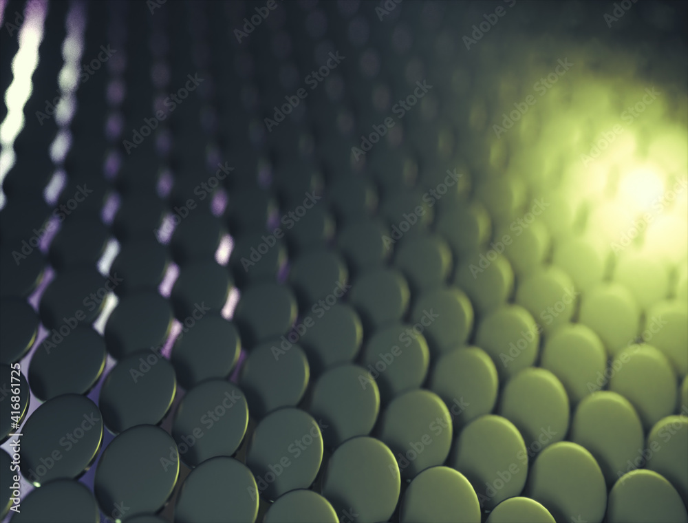 Obraz premium タイル円盤模様