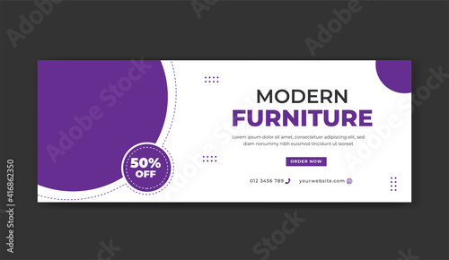Business Facebook cover page timeline vector design