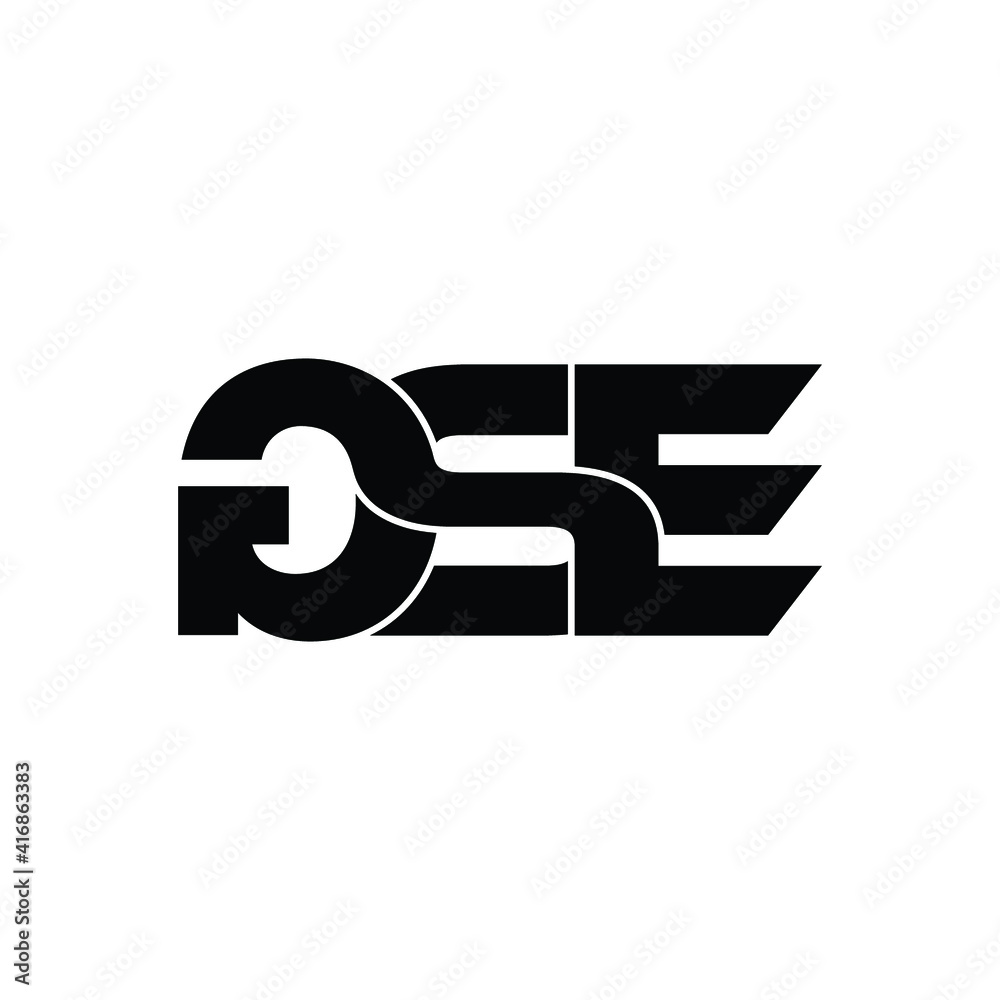 GSE letter monogram logo design vector GSE letter monogram logo design vector