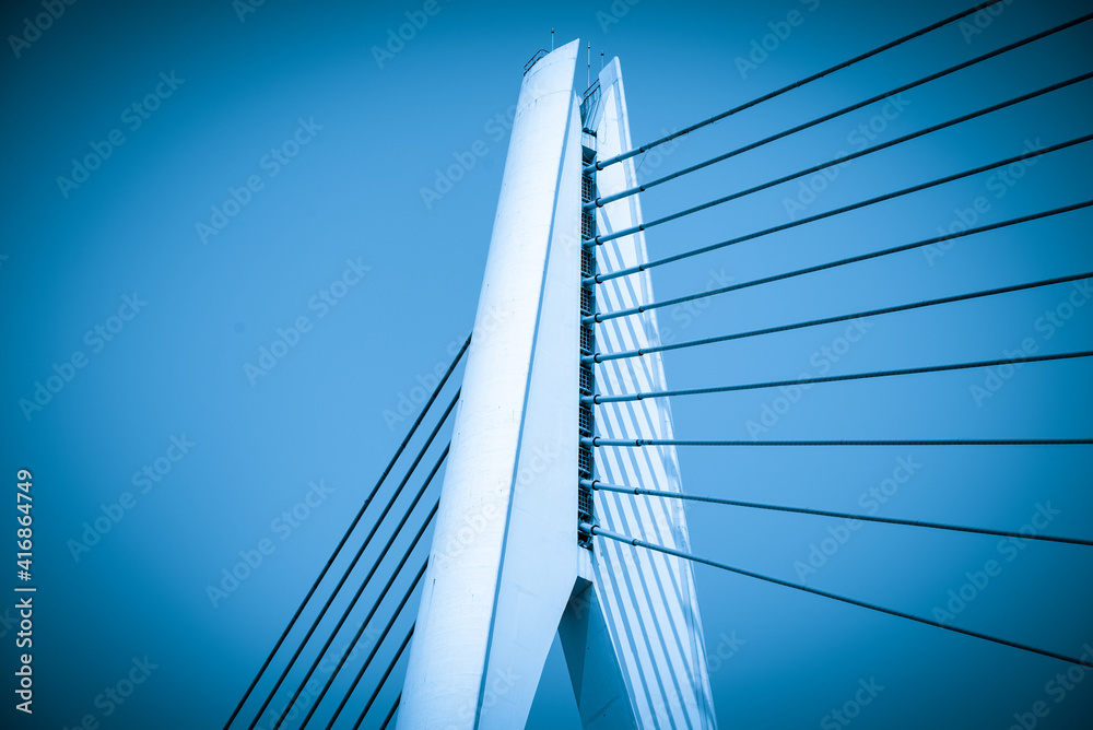 Close up of bridge structure, Chongqing Yangtze River Bridge Close up of bridge structure, Chongqing Yangtze River Bridge