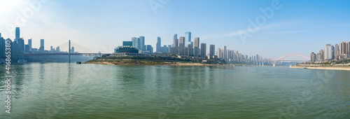 Modern metropolis skyline, Chongqing, China