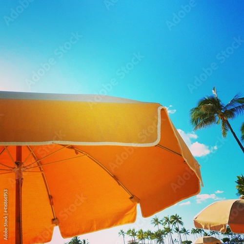 umbrella on a beach