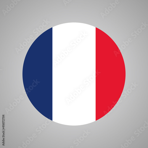 Illustration graphic vector of France flag. France Flag