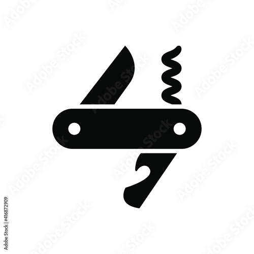 Utility knife icon