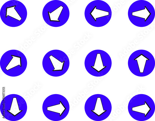 Vector Arrow Series: Up, Down, Left, Right