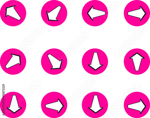 Vector Arrow Series: Up, Down, Left, Right