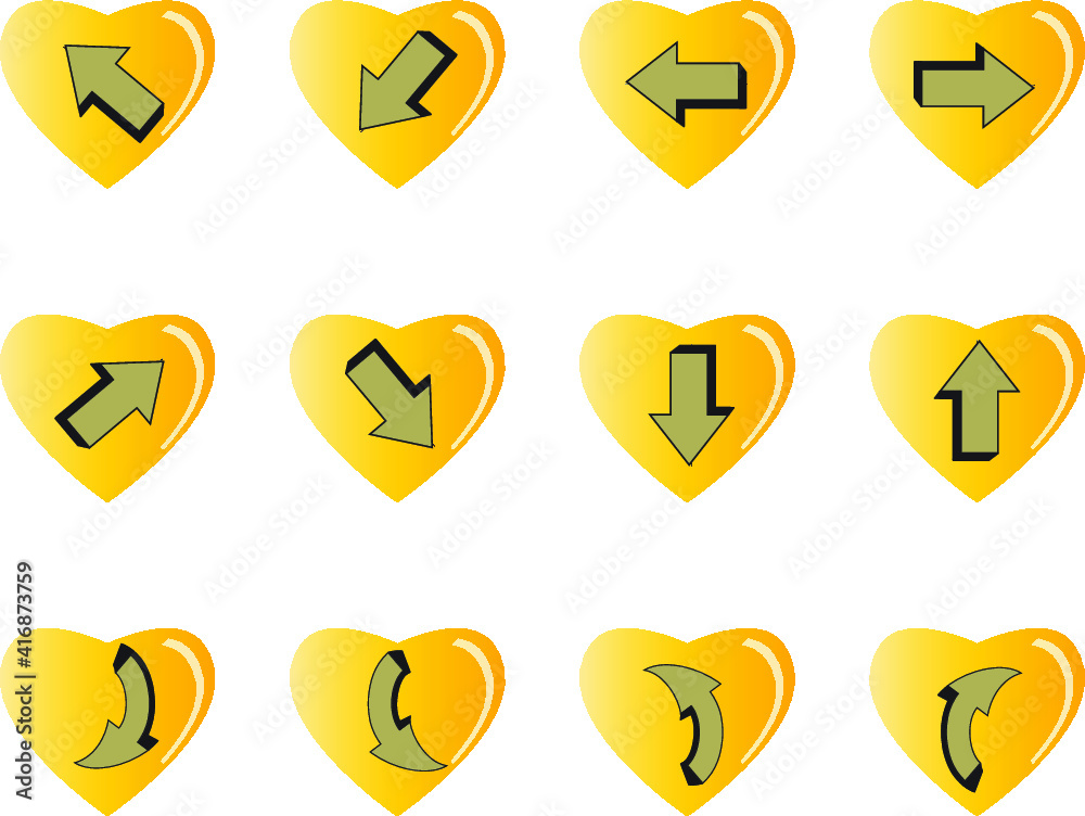 Vector Arrow key Series: Up, Down, Left, Right Vector Arrow key Series: Up, Down, Left, Right