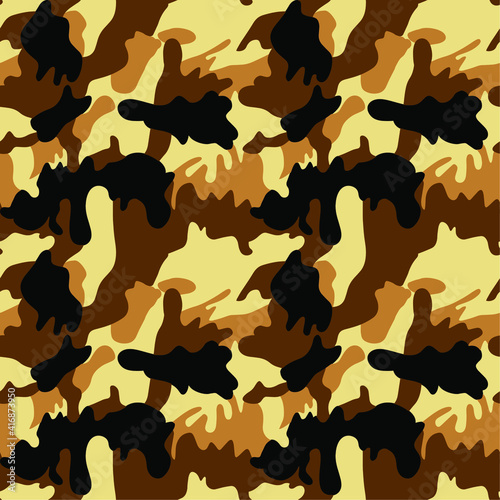 military camouflage seamless pattern