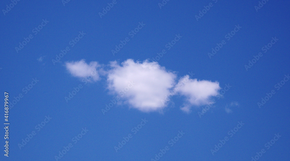 Clouds in the blue sky; nature background Clouds in the blue sky; nature background