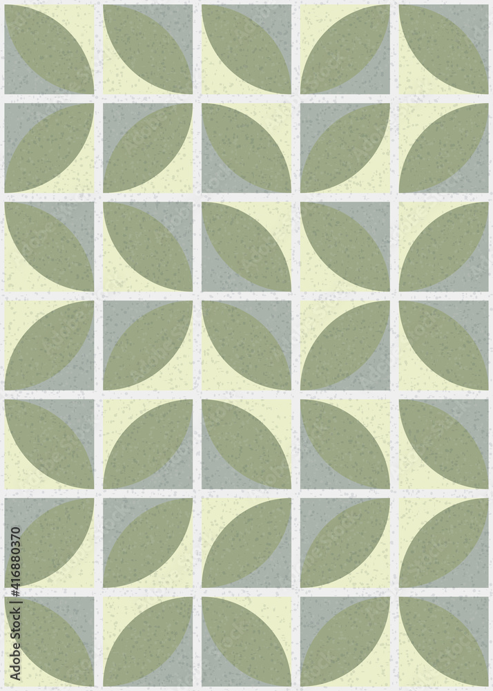 Abstract Geometric Pattern generative computational art illustration