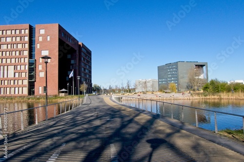 Wageningen Netherlands - 31 March 2020 - Campus of Wageningen University in Wageningen in the Netherlands