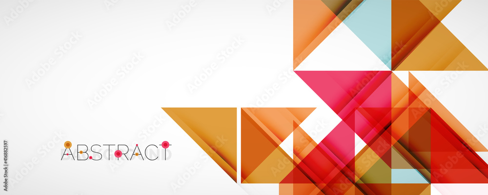 Set of vector triangle geometric backgrounds. Vector illustration for covers, banners, flyers and posters and other designs Set of vector triangle geometric backgrounds. Vector illustration for covers, banners, flyers and posters and other designs
