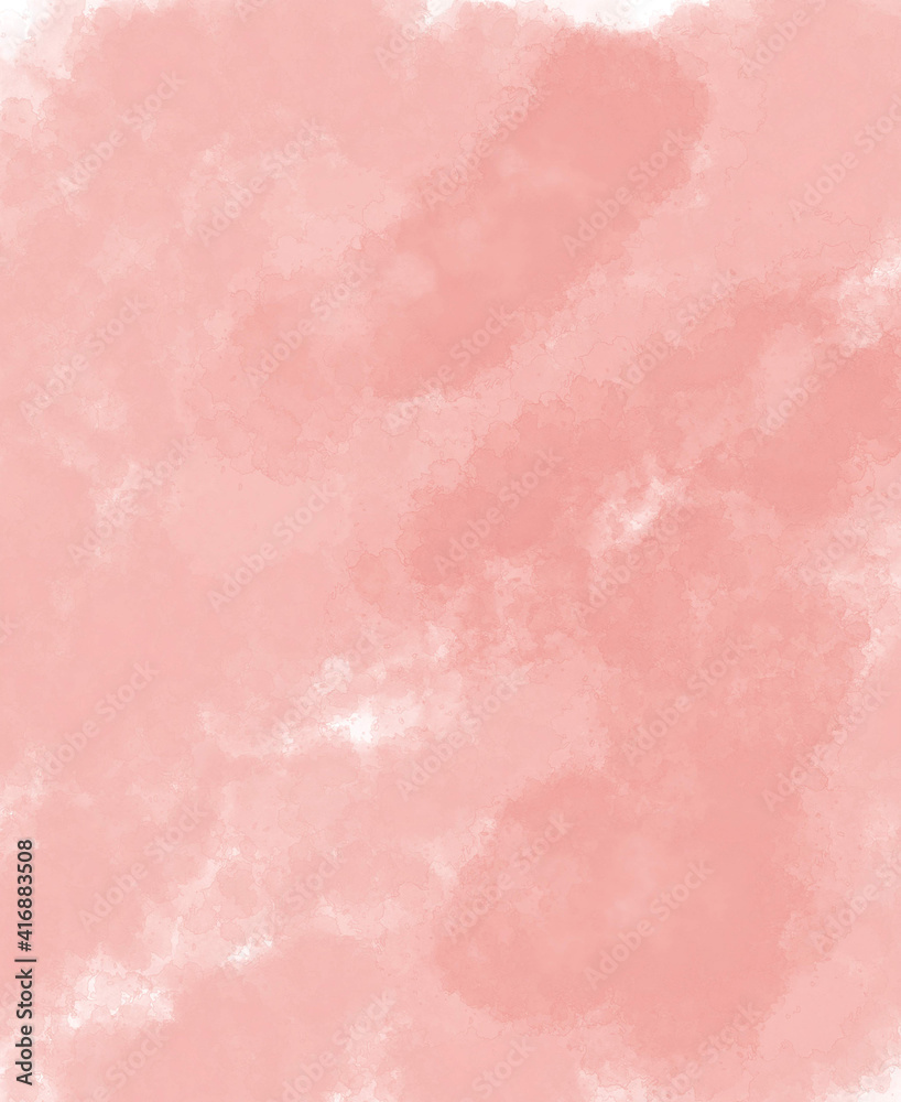 pink watercolor vertical paper background