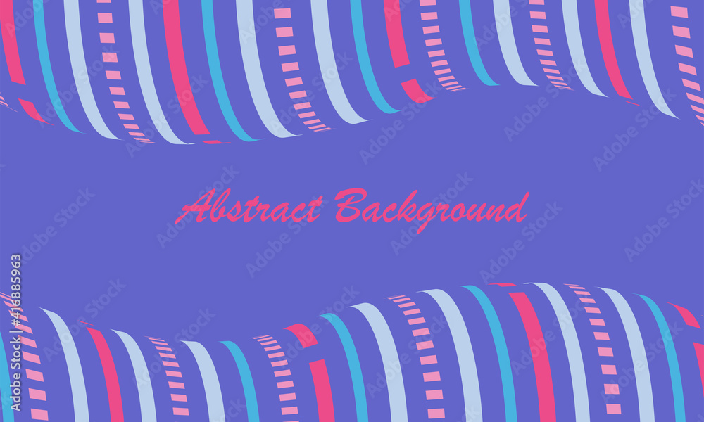Obraz premium Abstract background with striped shapes. Vector illustration EPS10