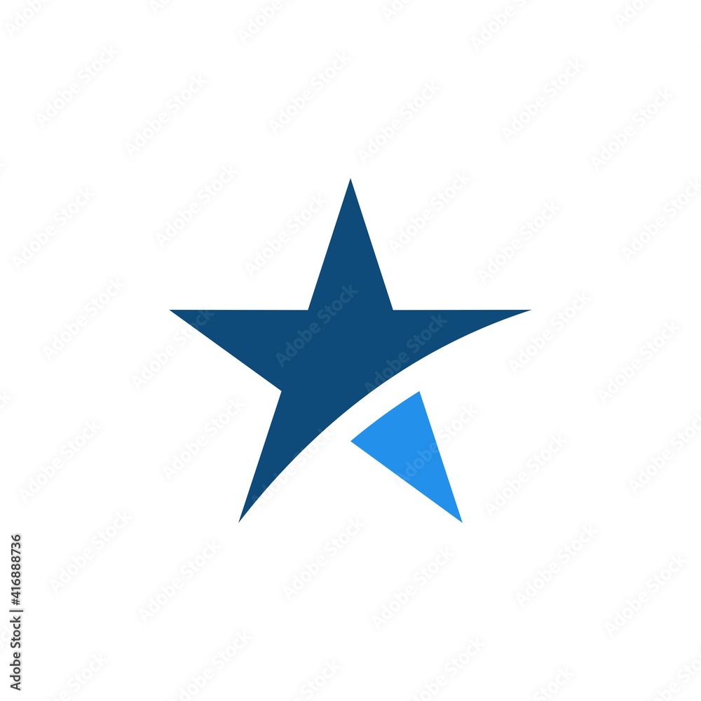 Abstract star logo icon design template elements Abstract star logo icon design template elements