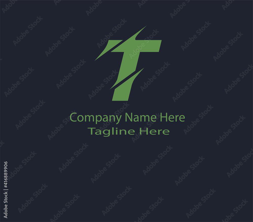 T Letter Stylish Logo Design Vector art T Letter Stylish Logo Design Vector art