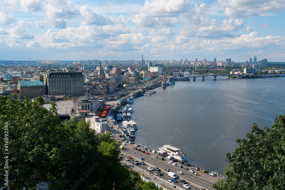 View of Kyiv, capital of Ukraine