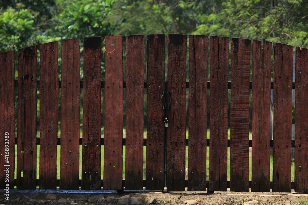 wooden fence with grass wooden fence with grass
