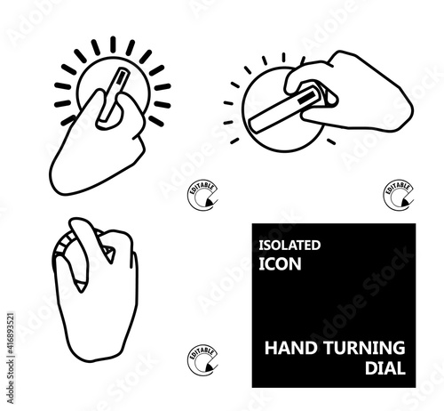 hand turning dial