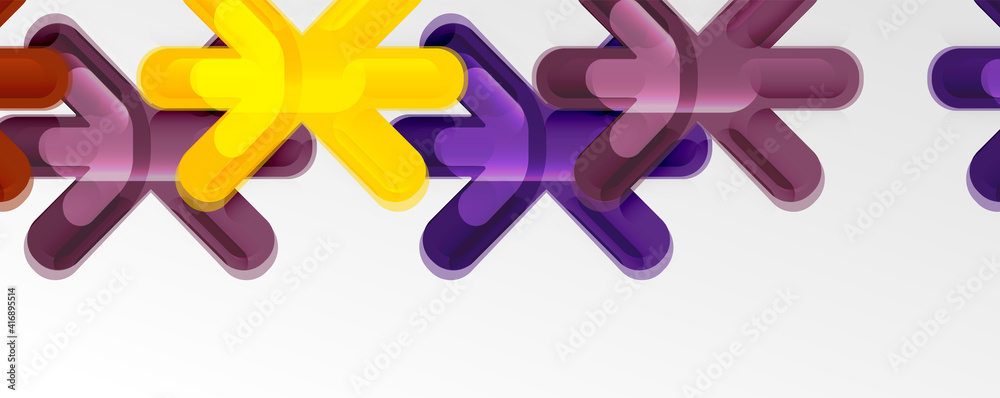 Abstract glossy crosses background for business or technology presentations, internet posters or web brochure covers Abstract glossy crosses background for business or technology presentations, internet posters or web brochure covers