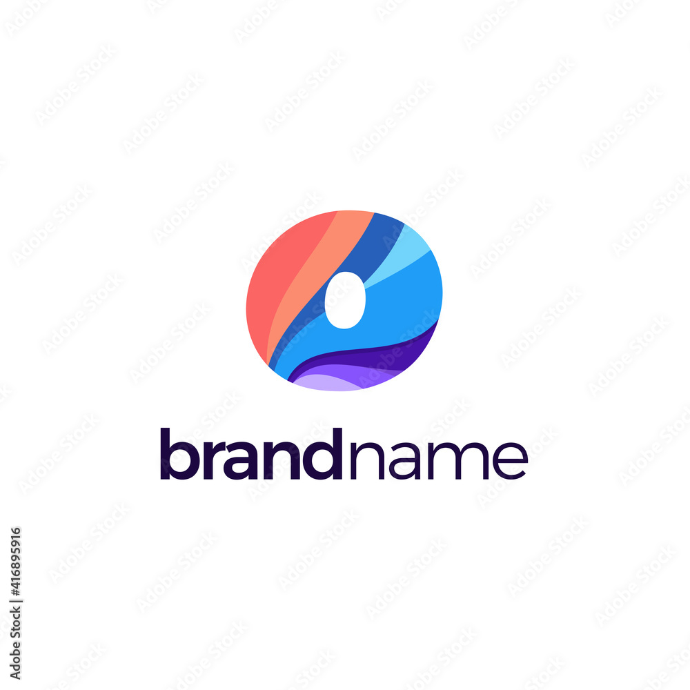 Letter O logo design, colorful letter O logo vector template, abstract letter O for personal and corporate identity, pattern design template elements Letter O logo design, colorful letter O logo vector template, abstract letter O for personal and corporate identity, pattern design template elements
