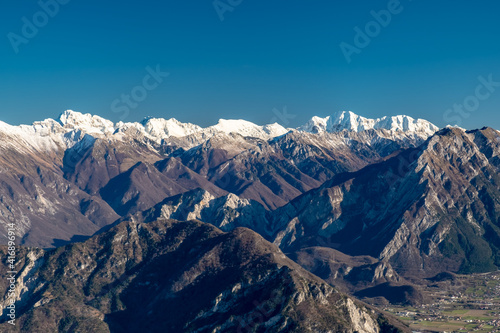 Panorama from the alpine peak