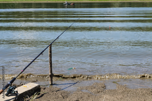 fishing on the river