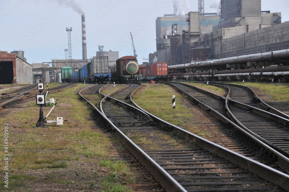 Fototapeta premium railroad tracks