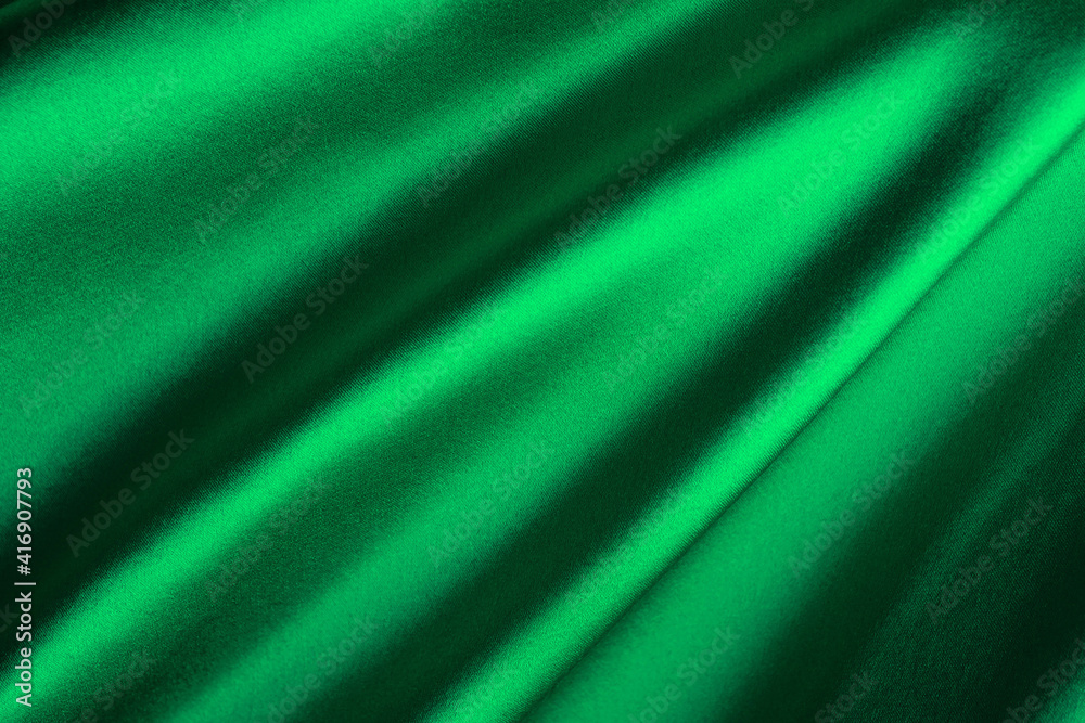 Obraz premium シルクのドレープ 緑