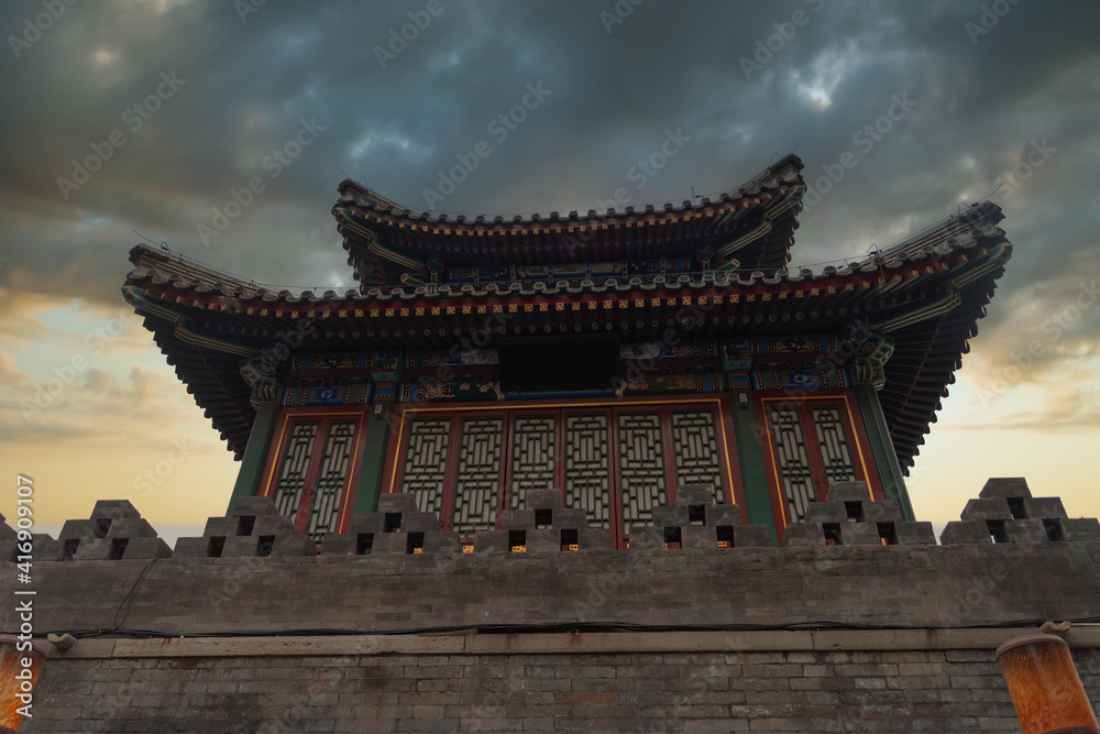 Obraz premium Ancient Chinese traditional architecture.