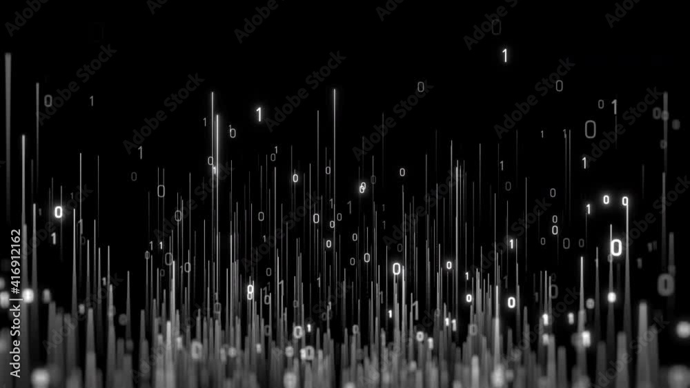 binary code encryption system background