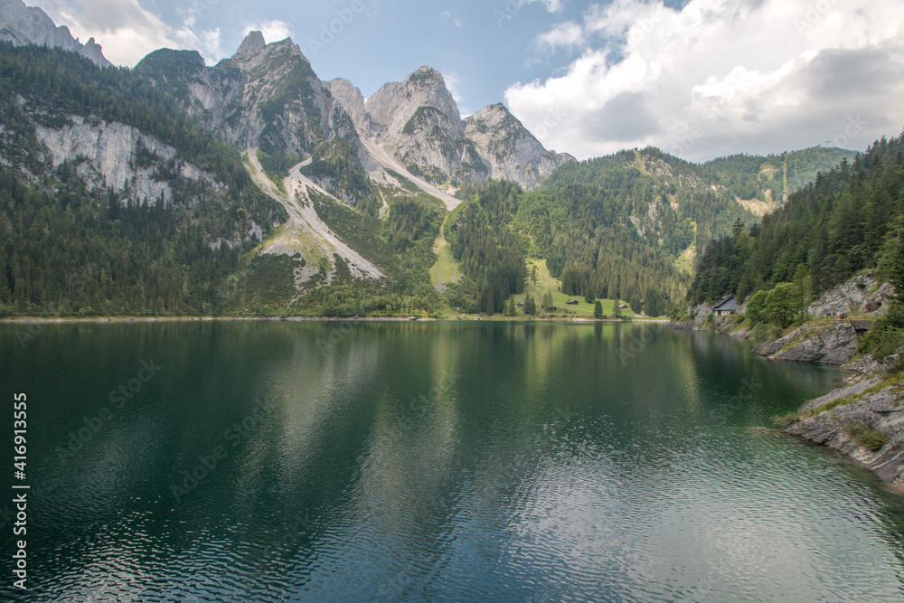 Fototapeta premium lake in the mountains - austria