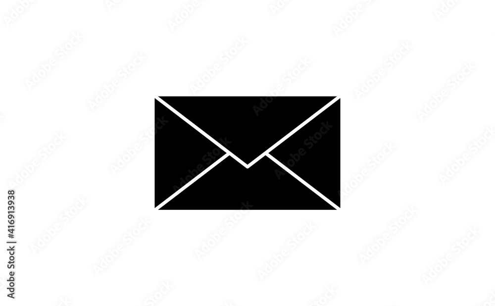 envelope icon. message. letter symbol icon flat vector illustration. envelope icon. message. letter symbol icon flat vector illustration.