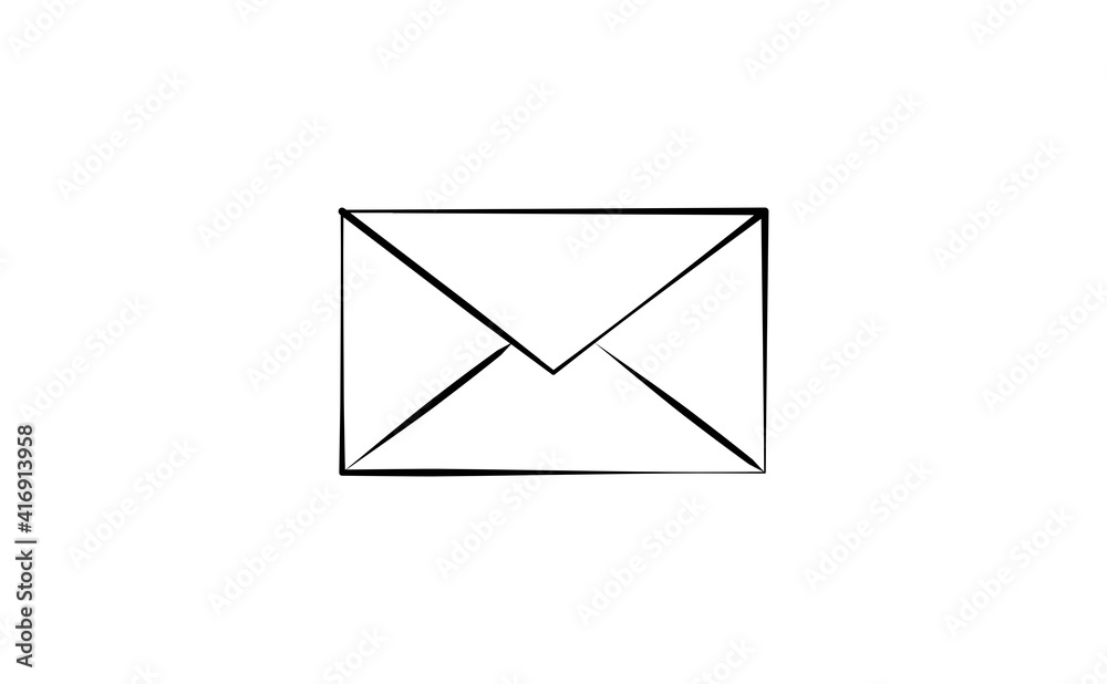 envelope icon. message. letter symbol icon flat vector illustration. envelope icon. message. letter symbol icon flat vector illustration.