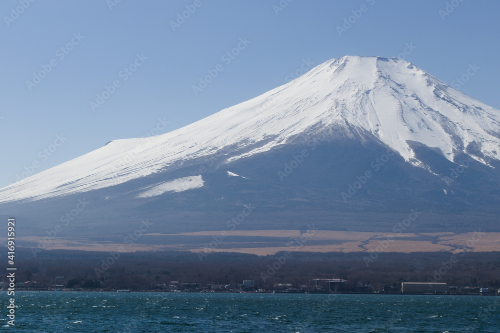 山中湖からの富士山