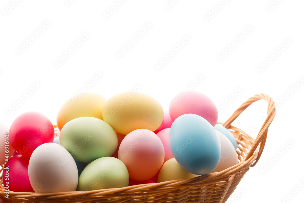 Photo of many easter eggs ver white background. Photo of many easter eggs ver white background.