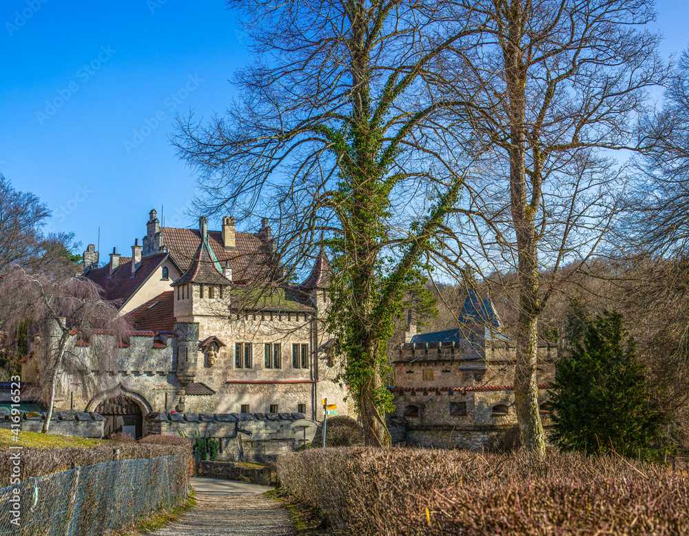old part of the castle Lichtenstein