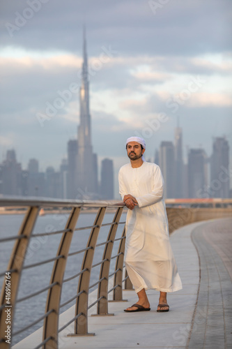 emirati man in traditional clothing in Dubai