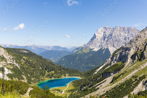Quadro em tela lake in the alps, Tirol