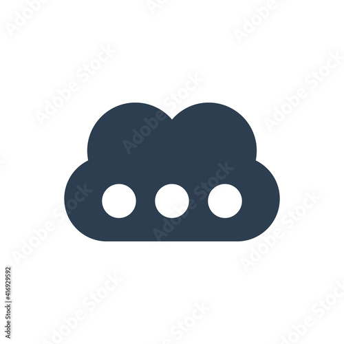 Cloud storage icon