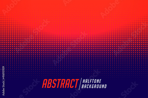 abstract red and blue halftone gradient background