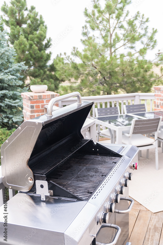 Outdoor gas grill