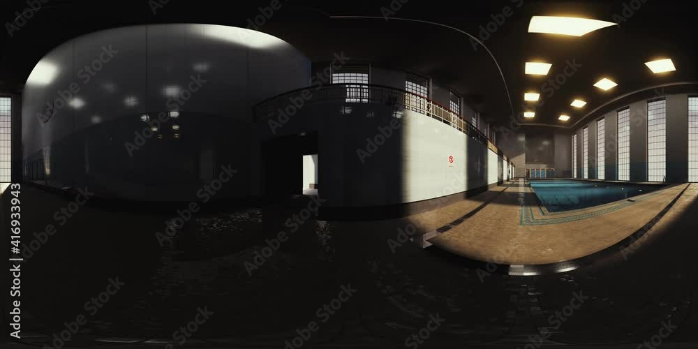 VR360 empty sport swimming pool VR360 empty sport swimming pool