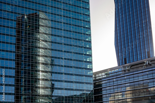 Tech Gate Vienna is a business skyscraper in the Vienna Danubecity district. The glass facade reflects the Andromeda Tower. Next is the DC Tower - Austria's highest skyscraper