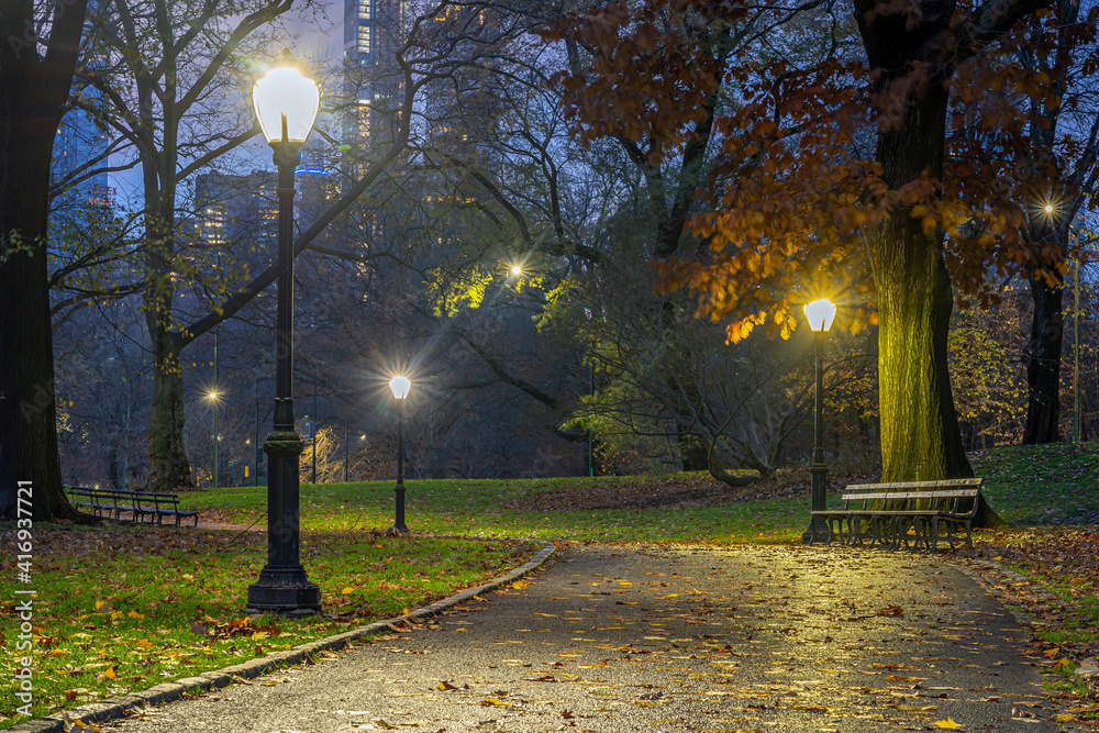 Obraz premium Autumn in Central Park