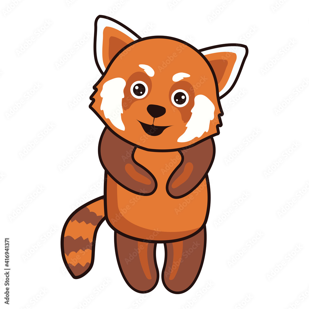 panda bear logo isolated on white background. vector illustration